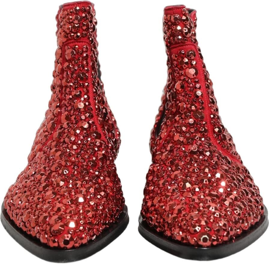 Dolce & Gabbana Embellished Chelsea Enkellaarsjes - Foto 2