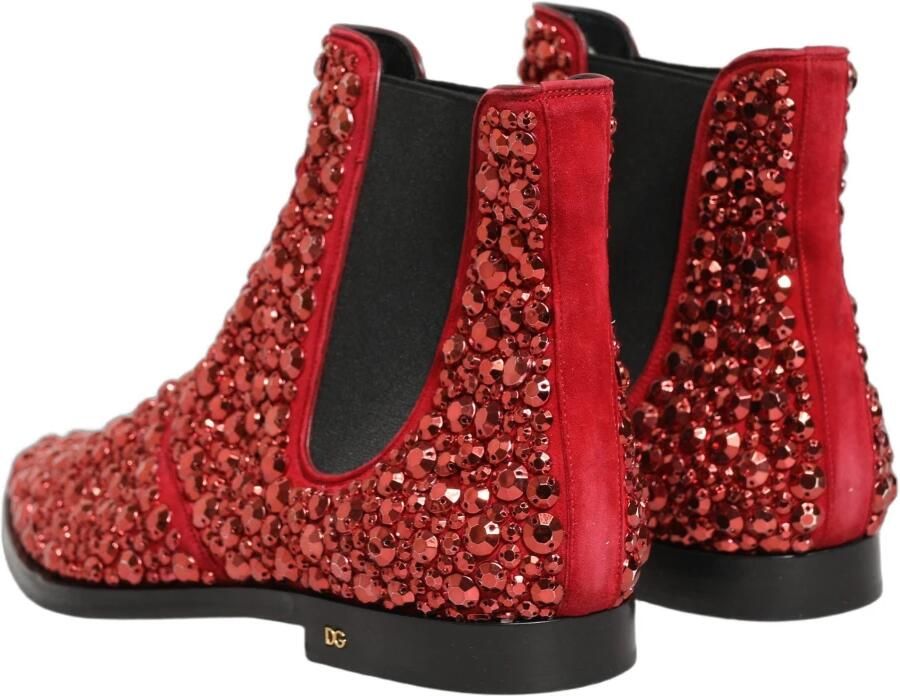 Dolce & Gabbana Embellished Chelsea Enkellaarsjes - Foto 3