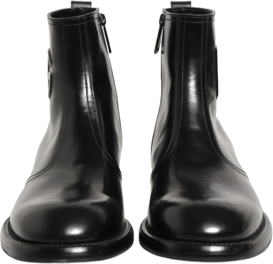Dolce & Gabbana Enkelboots met Logo in Reliëf - Foto 2