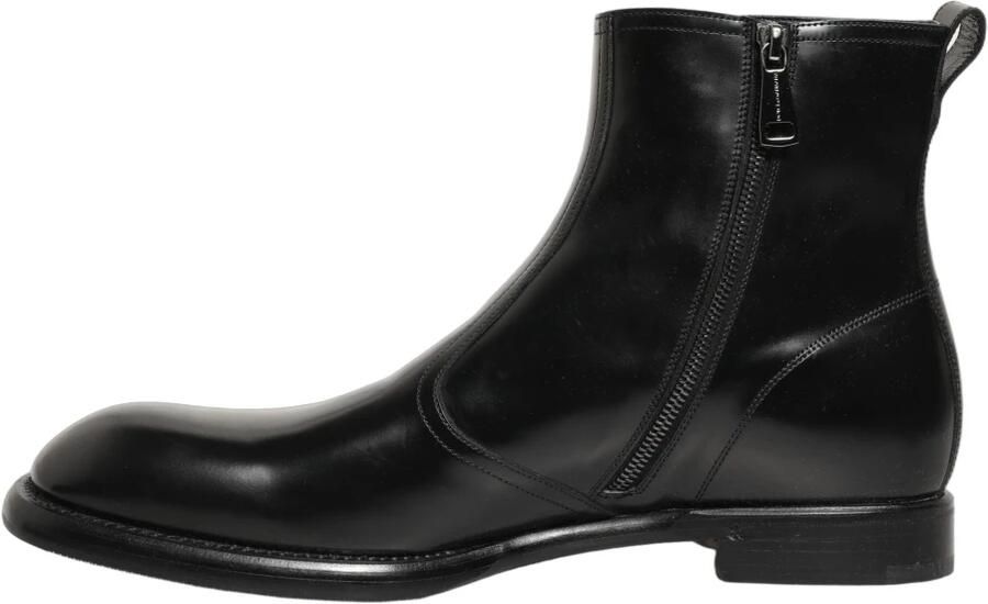 Dolce & Gabbana Enkelboots met Logo in Reliëf - Foto 6