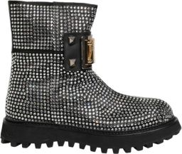 Dolce & Gabbana Enkellaarsjes met kristallen