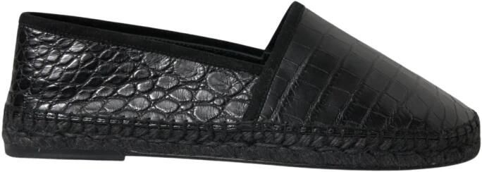 Dolce & Gabbana Espadrilles van exotisch leer met instap