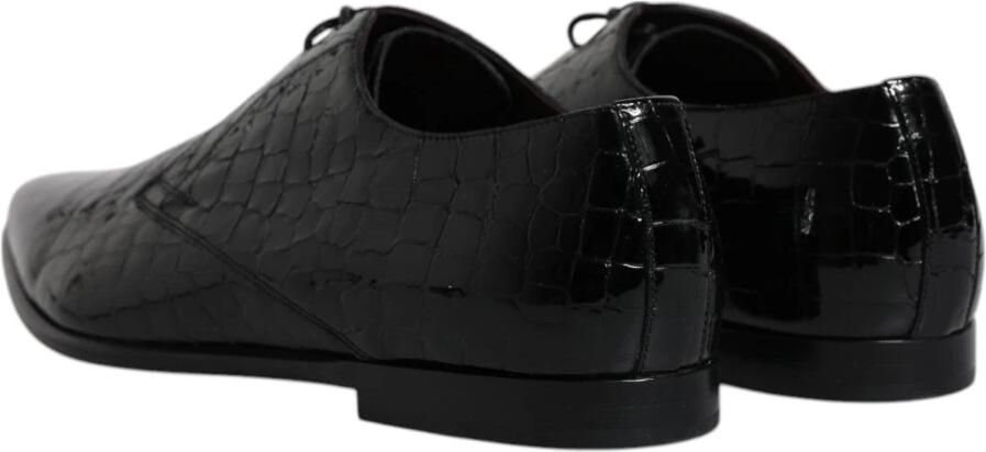 Dolce & Gabbana Exotische leren heren formele derby schoenen