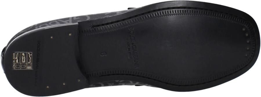 Dolce & Gabbana Zwarte platte schoenen City Blanco Loafer - Foto 2