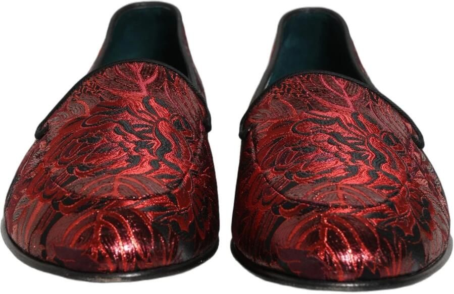 Dolce & Gabbana Floral Jacquard Slip-On Loafers - Foto 4