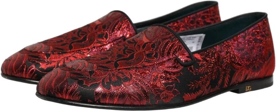 Dolce & Gabbana Floral Jacquard Slip-On Loafers - Foto 6