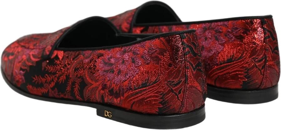Dolce & Gabbana Floral Jacquard Slip-On Loafers - Foto 5