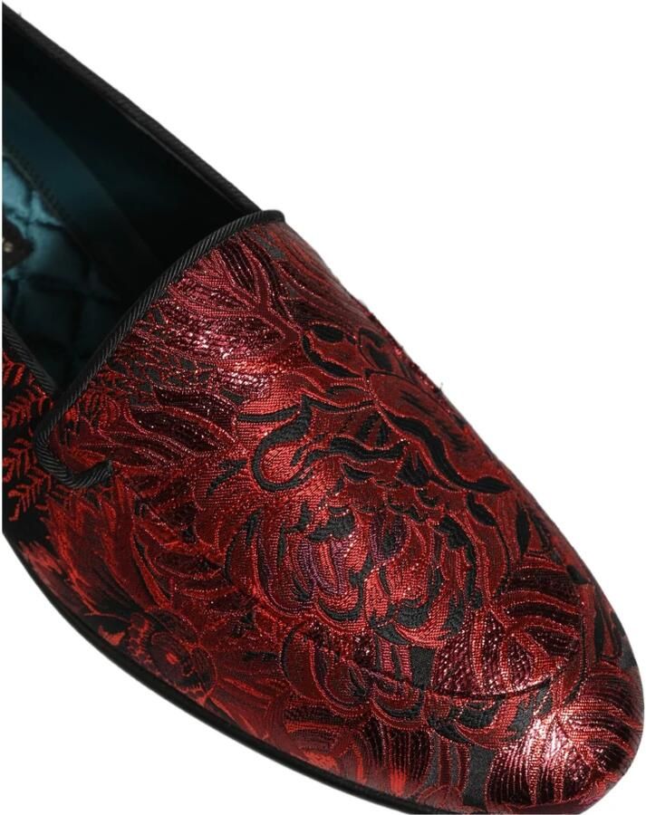 Dolce & Gabbana Floral Jacquard Slip-On Loafers - Foto 2