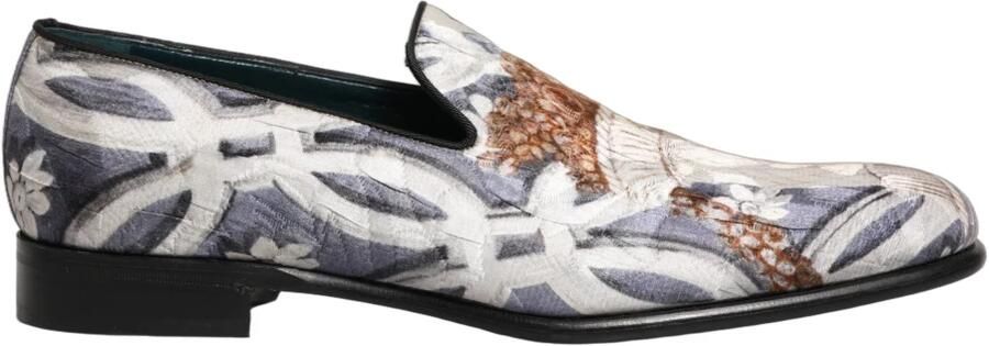 Dolce & Gabbana Floral Tapestry Embroidery Loafer Schoenen
