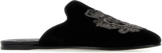 Dolce & Gabbana Fluwelen Pantoffels - Foto 2