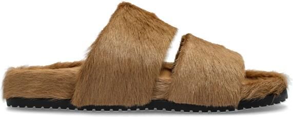 Dolce & Gabbana Fur Slides