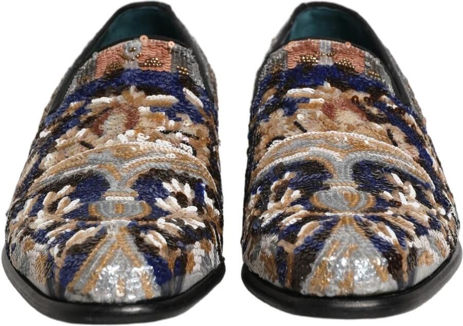Dolce & Gabbana Geborduurde Loafers met Pailletten - Foto 3