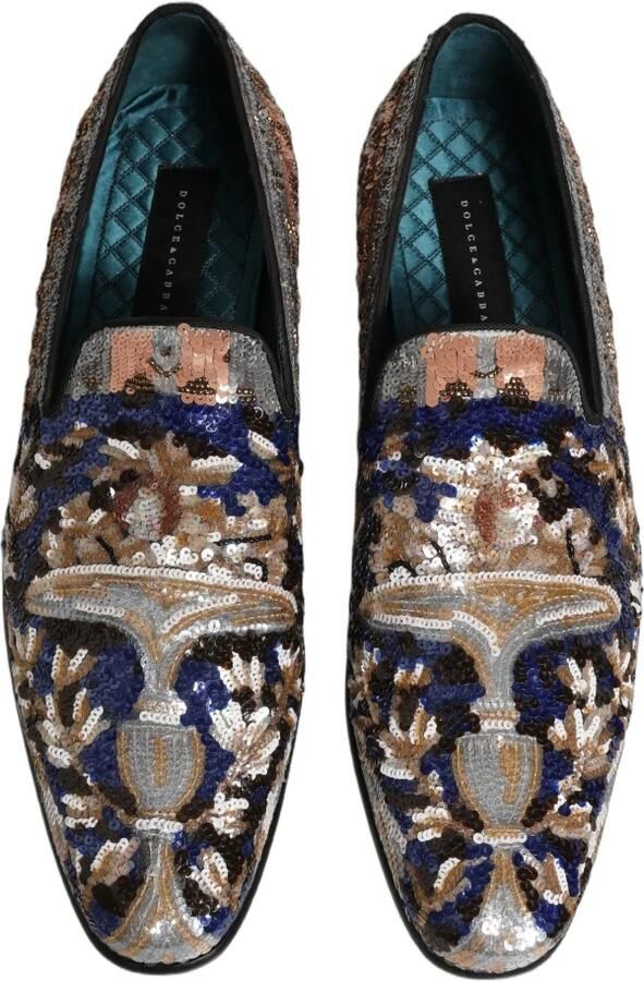 Dolce & Gabbana Geborduurde Loafers met Pailletten - Foto 4