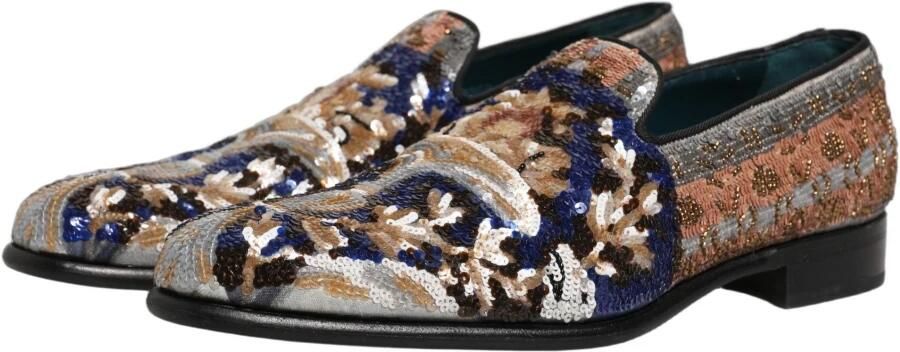 Dolce & Gabbana Geborduurde Loafers met Pailletten - Foto 6