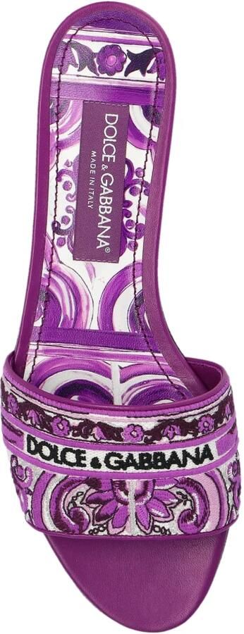 Dolce & Gabbana Geborduurde Slippers - Foto 3