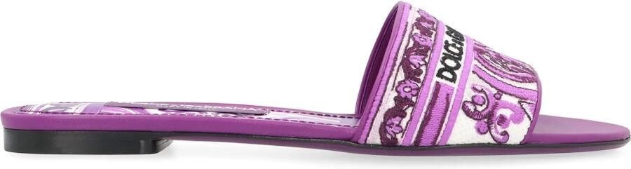 Dolce & Gabbana Geborduurde Slippers - Foto 4
