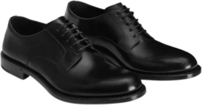 Dolce & Gabbana Gekreind Kalfsleren Derby
