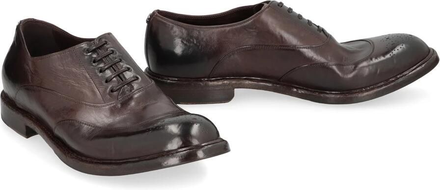Dolce & Gabbana Geveterde schoenen van gewassen kalfsleer - Foto 3