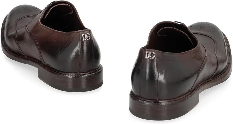 Dolce & Gabbana Geveterde schoenen van gewassen kalfsleer - Foto 2