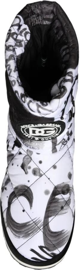 Dolce & Gabbana Logo Print Mid Calf Laarzen Multicolor Dames - Foto 2