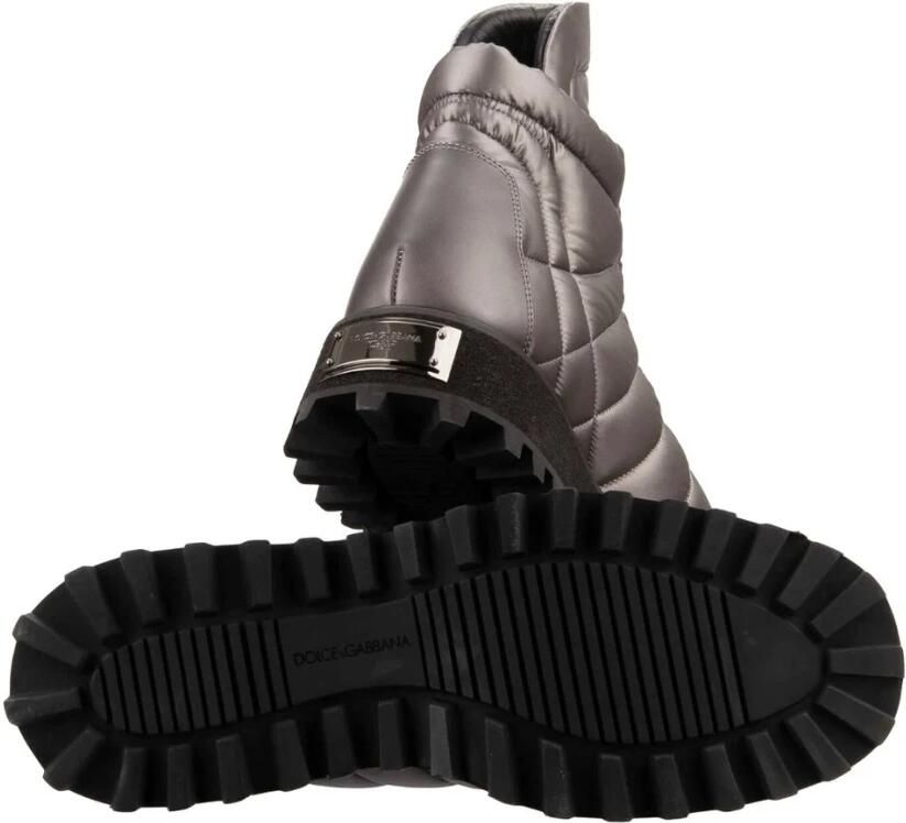 Dolce & Gabbana Gewatteerde Nylon Enkelboot - Foto 2