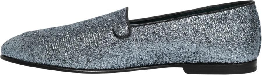 Dolce & Gabbana Glitter Lurex Logo Dress Loafers - Foto 7