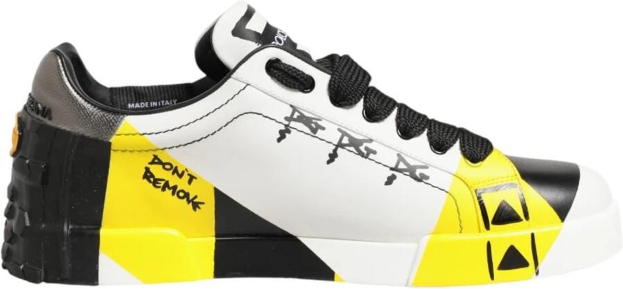 Dolce & Gabbana Graffiti Low Top Sneakers