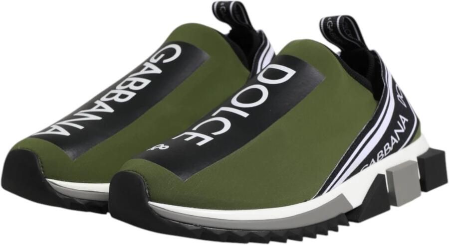 Dolce & Gabbana Groene Logo Lage Top Sorrento Sneakers - Foto 4
