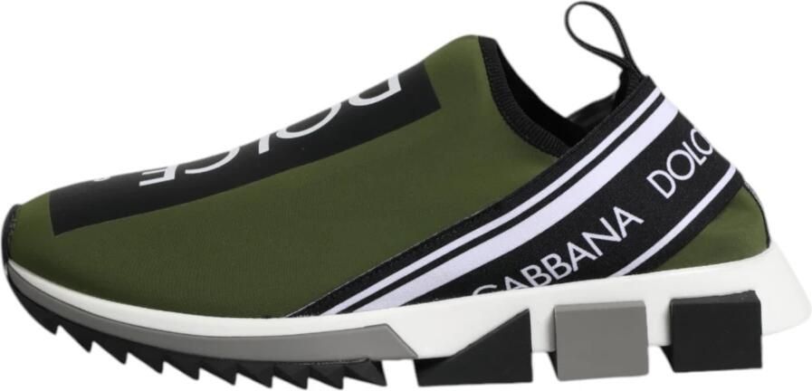 Dolce & Gabbana Groene Logo Lage Top Sorrento Sneakers - Foto 6