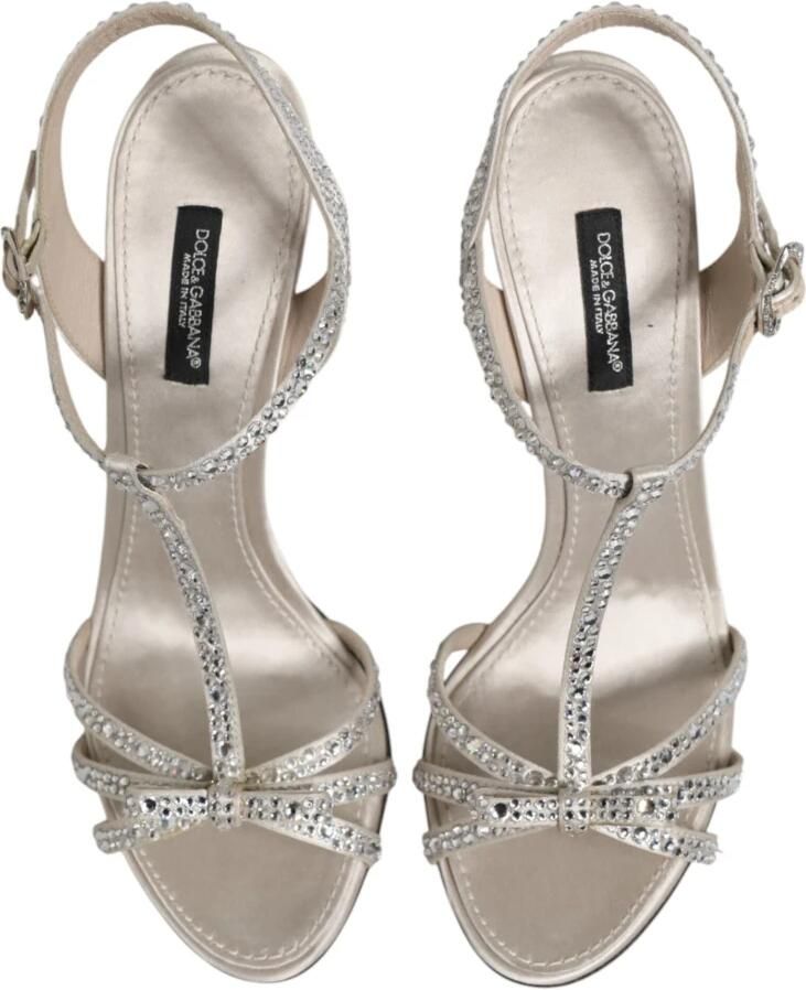 Dolce & Gabbana Strass Enkelband Hak Sandalen - Foto 2