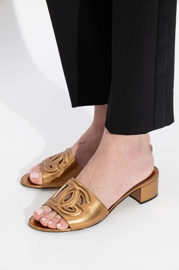 Dolce & Gabbana Heeled Mules met Logo - Foto 2
