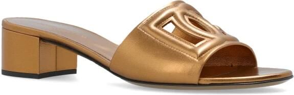 Dolce & Gabbana Heeled Mules met Logo - Foto 6