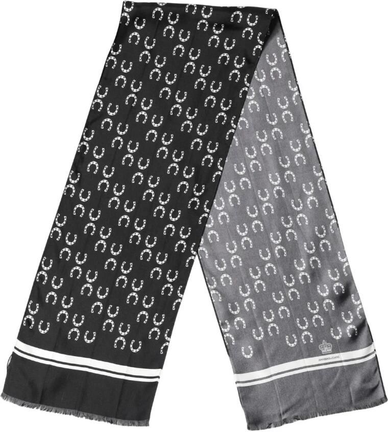 Dolce & Gabbana Horseshoe Silk Neck Foulard