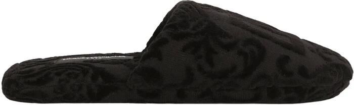 Dolce & Gabbana Jacquard Katoenen Pantoffels