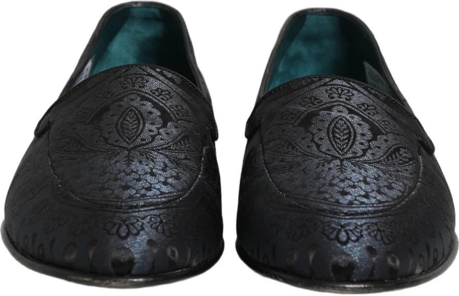 Dolce & Gabbana Jacquard leren instaploafers - Foto 3