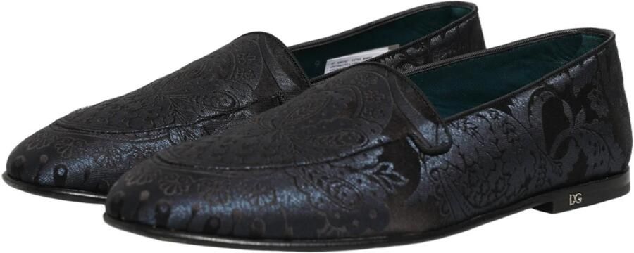 Dolce & Gabbana Jacquard leren instaploafers - Foto 5