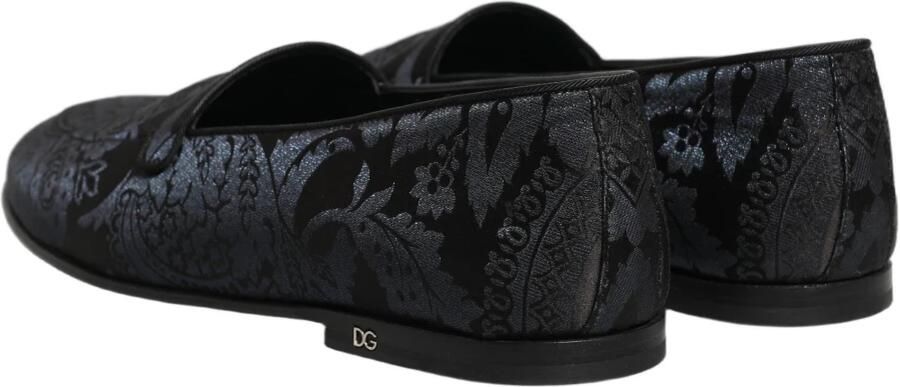Dolce & Gabbana Jacquard leren instaploafers - Foto 4