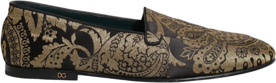 Dolce & Gabbana Jacquard leren instaploafers