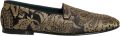 Dolce & Gabbana Jacquard leren instaploafers - Multicolor