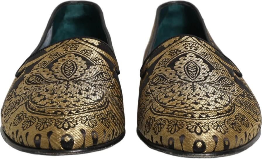 Dolce & Gabbana Jacquard leren instaploafers - Foto 3