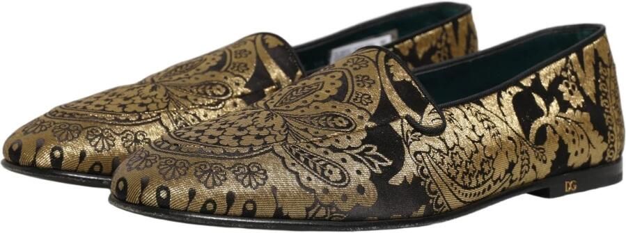 Dolce & Gabbana Jacquard leren instaploafers - Foto 5