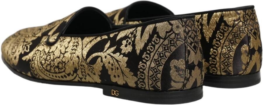 Dolce & Gabbana Jacquard leren instaploafers - Foto 4