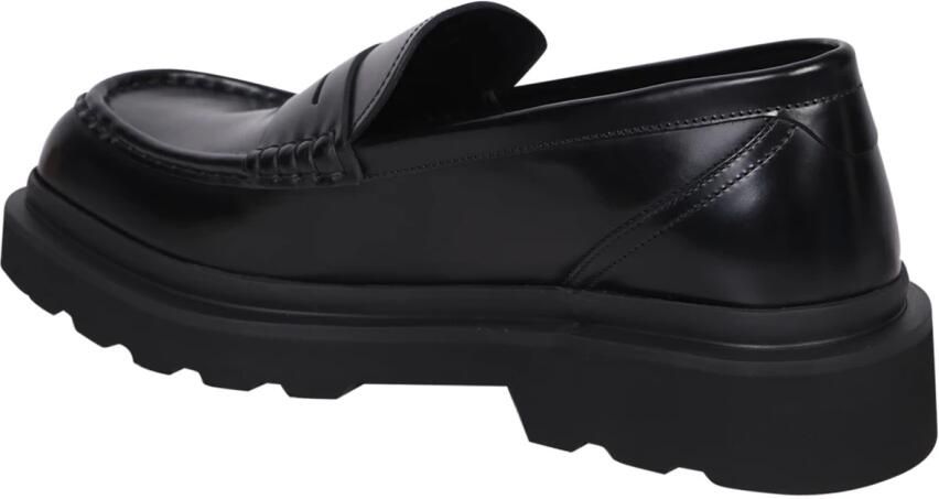 Dolce & Gabbana Loafers van geborsteld leer met logo binnenzool Black Heren - Foto 2