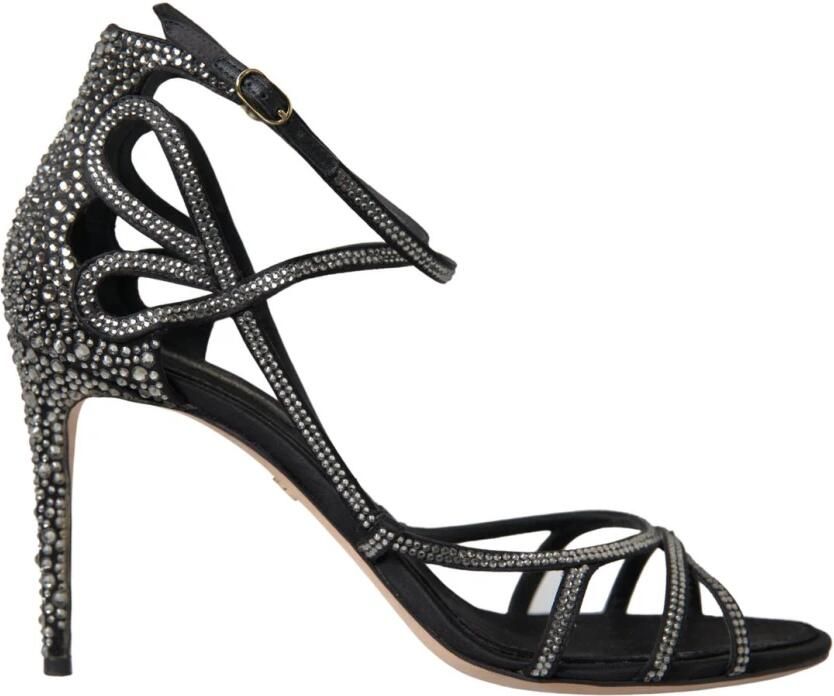Dolce & Gabbana Prachtige Rhinestone Stiletto Sandalen