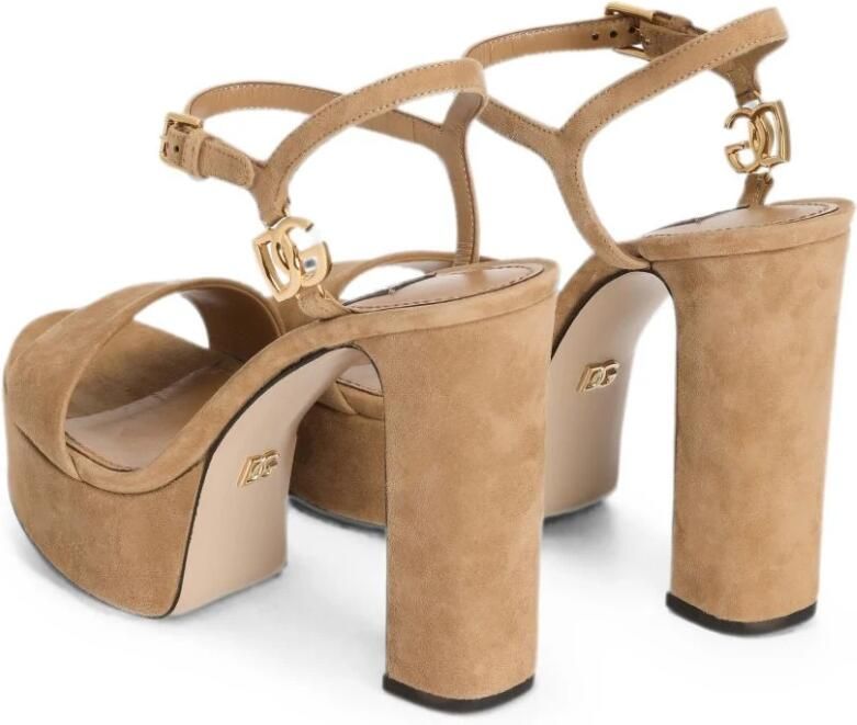 Dolce & Gabbana Keira Suede Platform Sandal - Foto 3