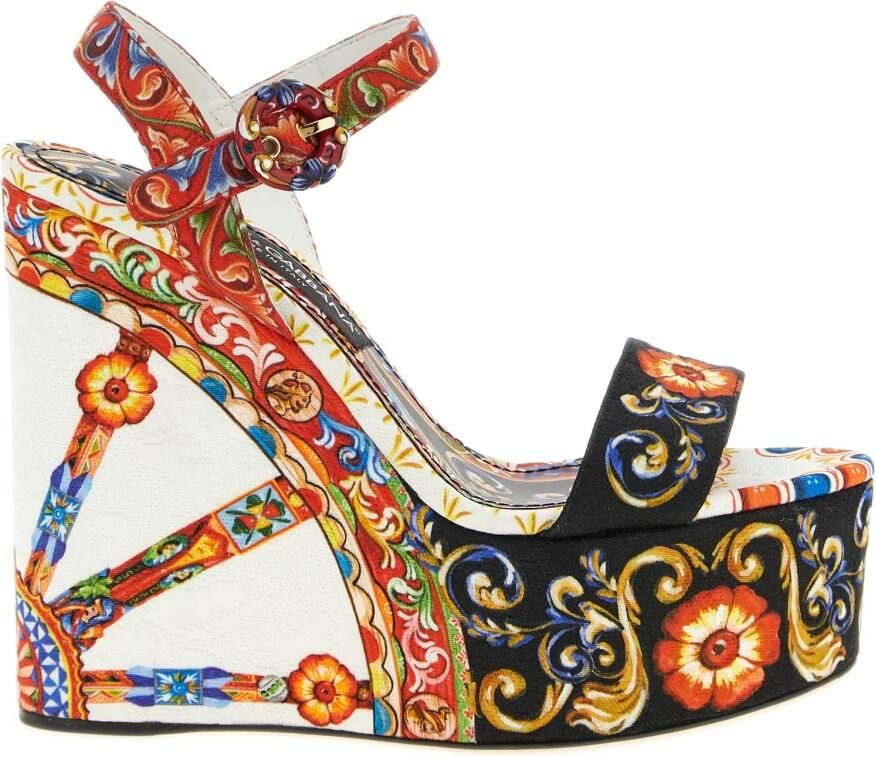 Dolce & Gabbana Keira Wedge Sandalen