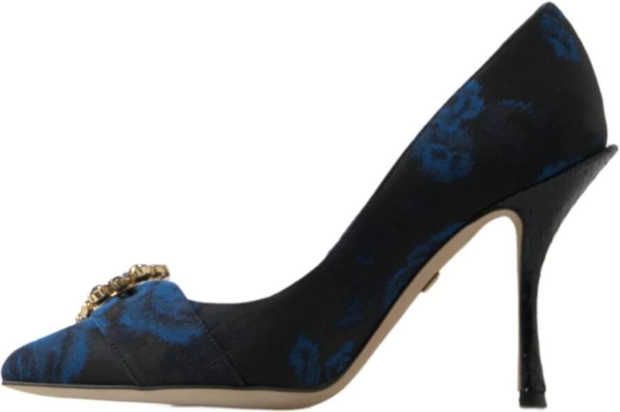 Dolce & Gabbana Blauwe kristalversierde hakken pumps schoenen Blue Dames - Foto 2