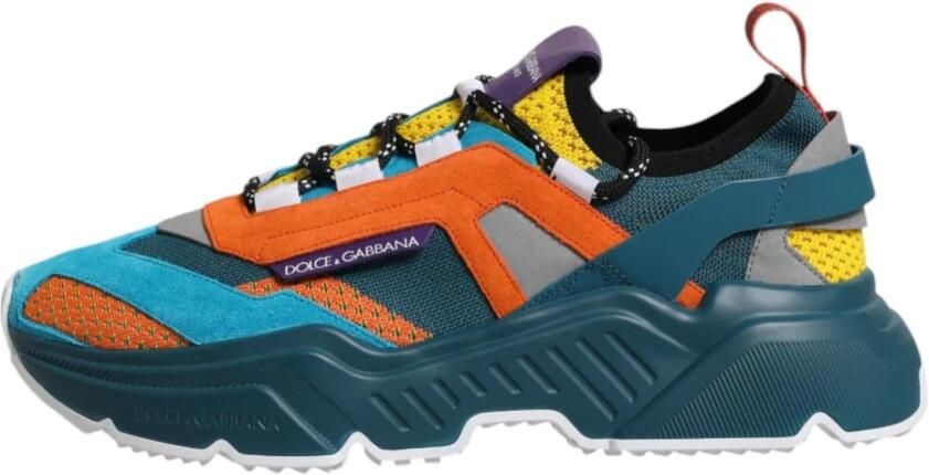 Dolce & Gabbana Kleurrijke lage sneakers met rubberen zool - Foto 2