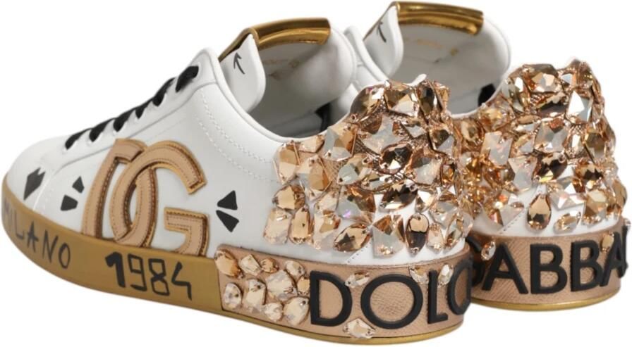 Dolce & Gabbana Kristal Portofino Lage Sneakers