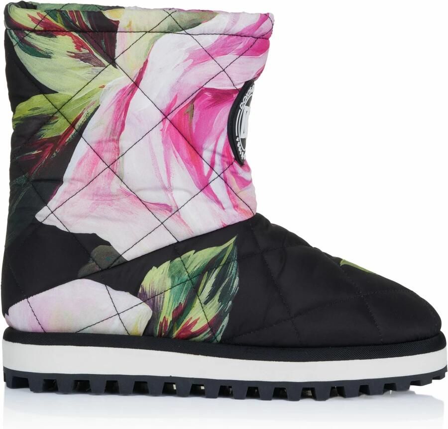 Dolce & Gabbana Flowers Snow Boots